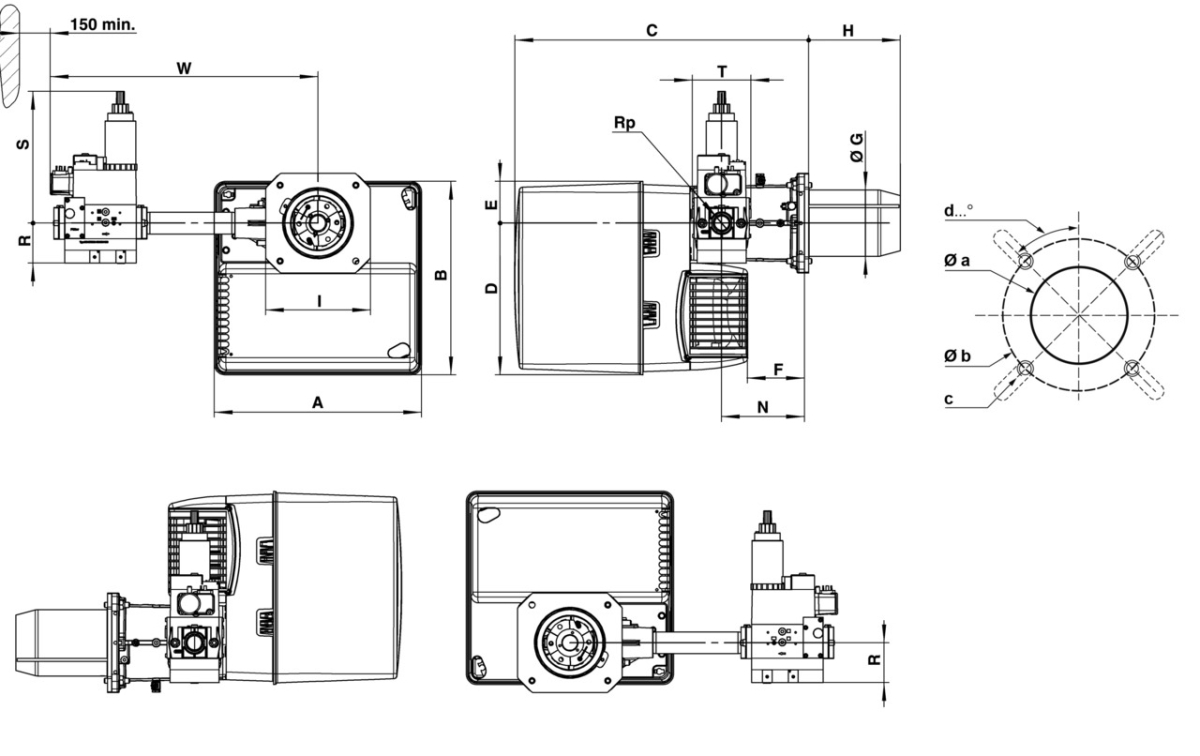 Размеры Elco VECTRON VG3.290 D E
