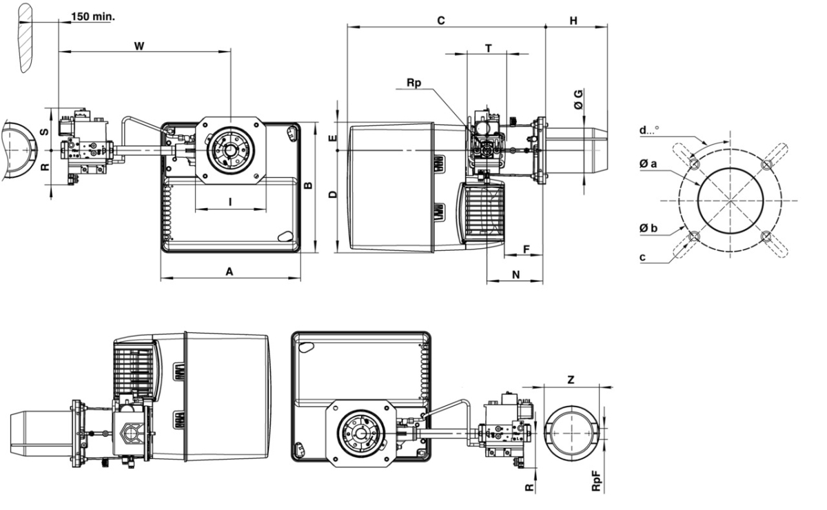 Размеры Elco VECTRON VG4.460 DР